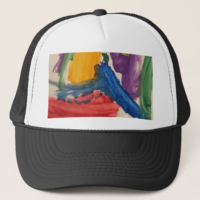 Abstrakte Kunst  Truckerkappe (Vorderseite)