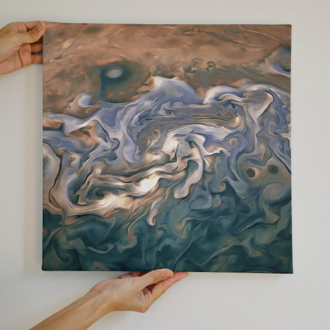 Abstrakte Kunst und Kultur am Meer Leinwanddruck (Von Creator hochgeladen)