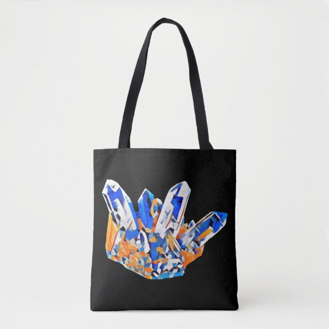 Abstrakte Kunst und Kultur Tasche (Vorderseite)