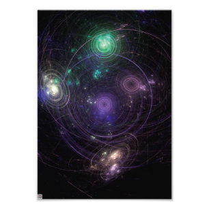 Abstrakte Kunst Universum Fotodruck