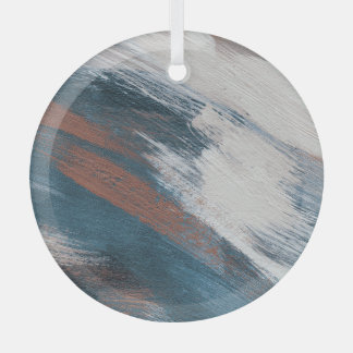 Abstrakte Kunst: Versatile Pinselstriche. Ornament Aus Glas