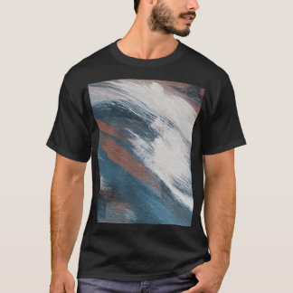 Abstrakte Kunst: Versatile Pinselstriche. T-Shirt