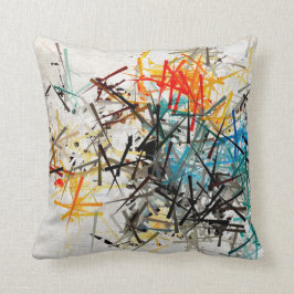 abstrakte Kunst von AzureKang Kissen