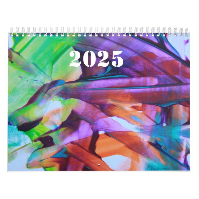 Abstrakte Kunst von "The Phantastisch Jace" - Kale Kalender (Titelbild)