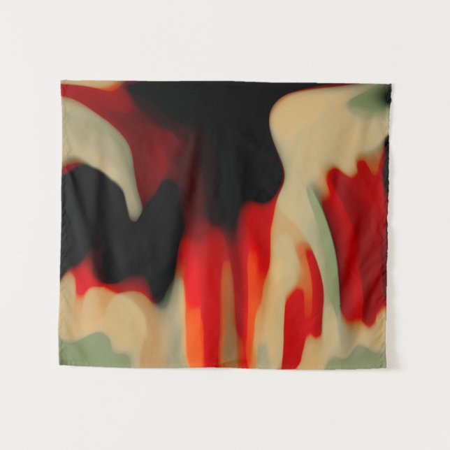 Abstrakte Kunst Wandteppich (Vorderseite (Horizontal))