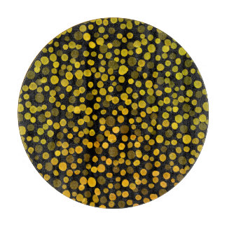 Abstrakte Kunst: Watercolor Creative Spots. Schneidebrett