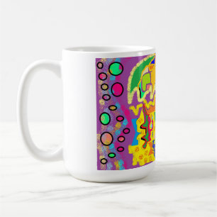 Abstrakte Kunst wie Josephs Mehrfarbige Jacke ! Kaffeetasse