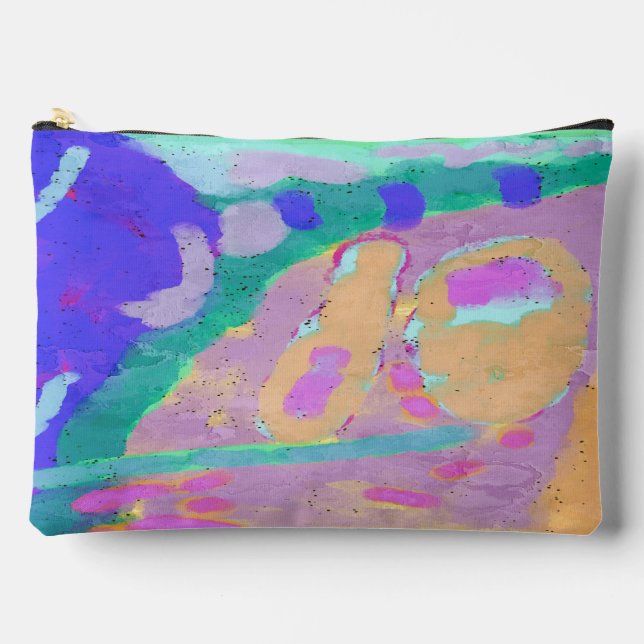 Abstrakte Kunst Zubehörtasche (Vorderseite)
