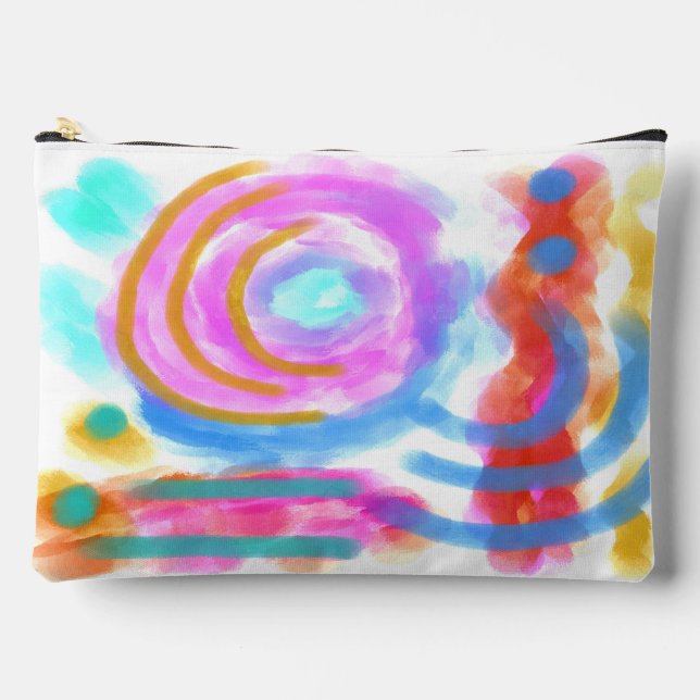 Abstrakte Kunst Zubehörtasche (Vorderseite)