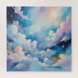 Abstrakte Kunst zum Thema Himmel