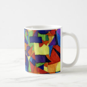 Abstrakte Kunst, zum voll zu sein Kaffeetasse