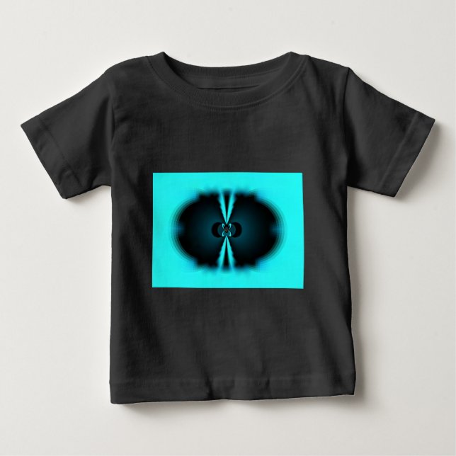 Abstrakte Kunstdrucke aus Cycland und Schwarz Baby T-shirt (Vorderseite)