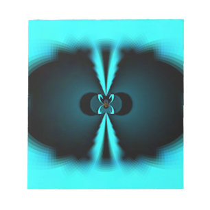 Abstrakte Kunstdrucke aus Cycland und Schwarz Notizblock