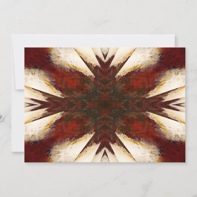 Abstrakte Kunsteinladungen Einladung (Vorderseite)