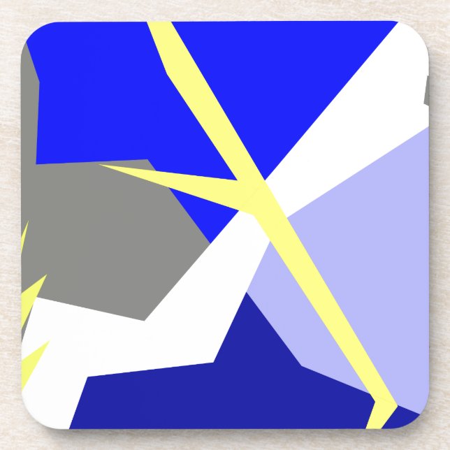 Abstrakte Kunstenergie Getränkeuntersetzer (Vorderseite)