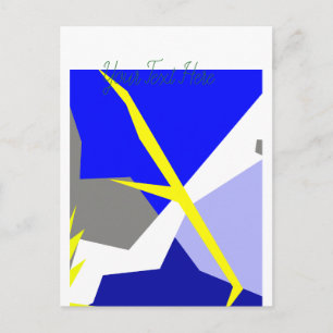 Abstrakte Kunstenergie Postkarte