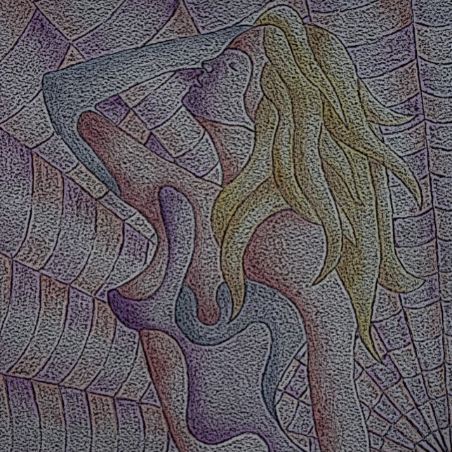 abstrakte kunstfarbene rosa mit einzigartigem Retr (Von Creator hochgeladen)