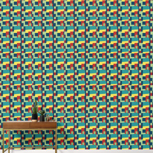 Abstrakte Kunstfarbigkeit Geometrie Moderne Tapete