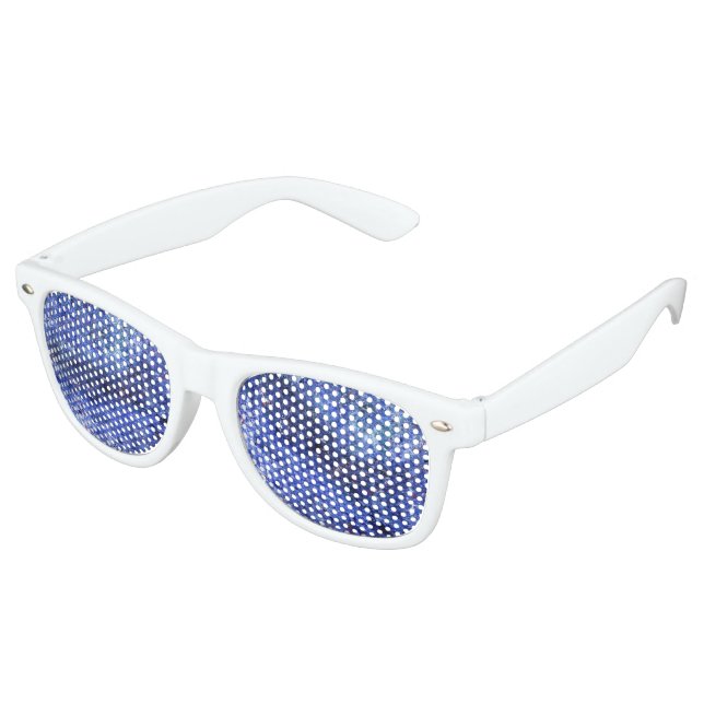 Abstrakte Kunstgalaxie Sonnenbrille (Schrägansicht)