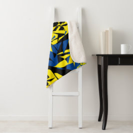 Abstrakte Kunstgeometrie, eine Art Schubleder Sherpadecke