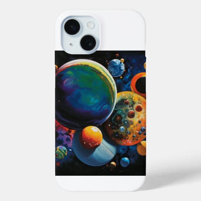 Abstrakte Kunsthülle Case-Mate iPhone Hülle (Rückseite)