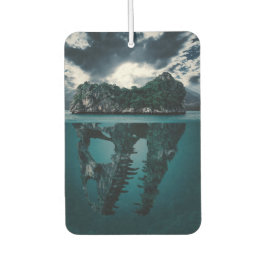 Abstrakte Kunstinsel Autolufterfrischer