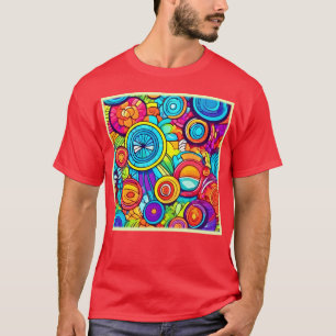 Abstrakte Kunstkreise T-Shirt