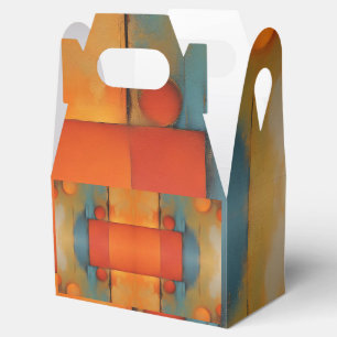 Abstrakte Kunstkunst: Kunstfarben des Naturkonzept Geschenkschachtel