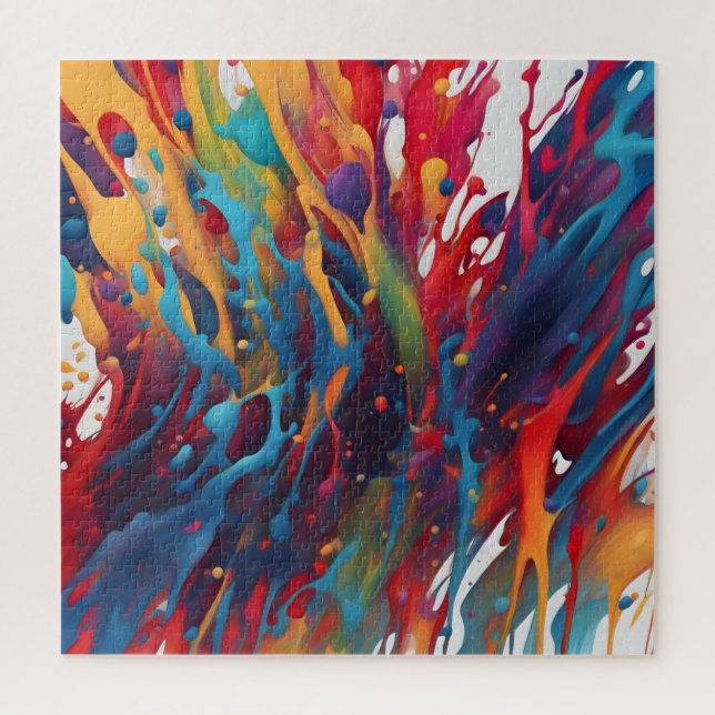 Abstrakte Kunstmalerei (Vertikal)