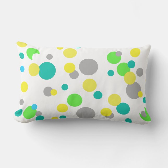 Abstrakte Kunstmalerei eines Kissen (Vorderseite)