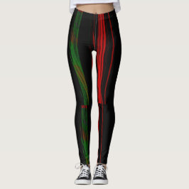 abstrakte Kunstmarinade blau und aufwändige Minima Leggings