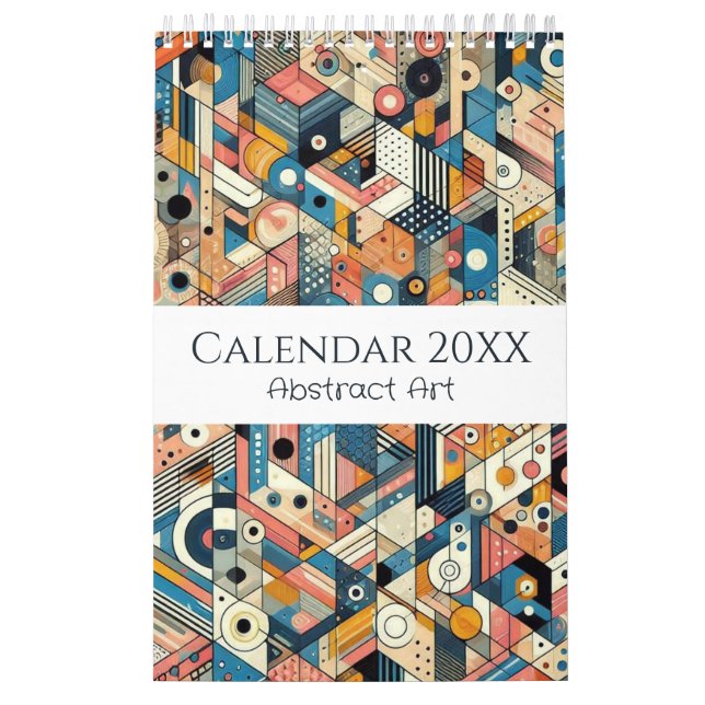 Abstrakte Kunstsammlung Kalender (Titelbild)