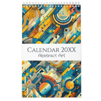 Abstrakte Kunstsammlung Kalender