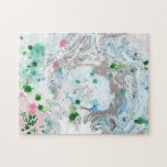 Abstrakte Kunstvorlage Moderne rosa blaue Farbe<br><div class="desc">Abstrakt Art Template Moderne rosa grüne Farben Rectangle Puzzle.</div>