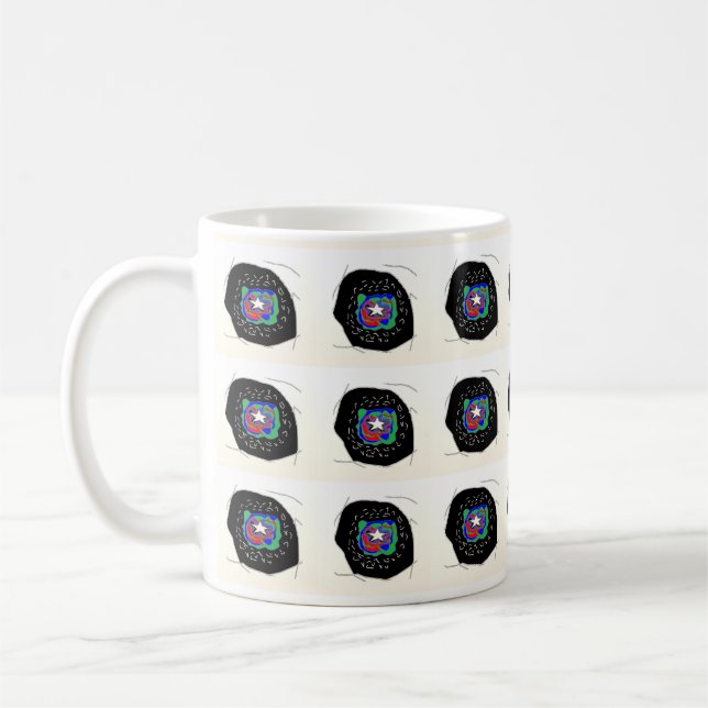 Abstrakte Kunstwerke Kaffeetasse (Links)