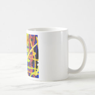 Abstrakte Kunstwerke Kaffeetasse