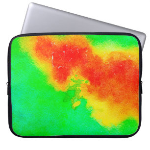 Abstrakte Kunstwerke mit reicher Textur. Kreative Laptopschutzhülle