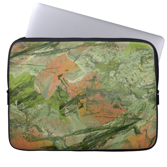 Abstrakte Kunstwerke von Danita Dawson Laptopschutzhülle (Vorderseite)
