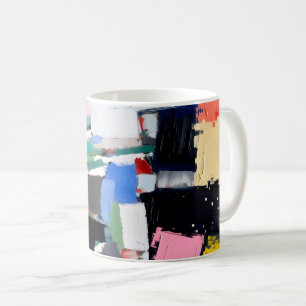 Abstrakte Kunstwerkkomposition  Kaffeetasse