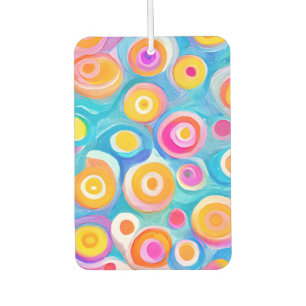 Abstrakte Kunstzirkel Bright Colors Happy Artisan Autolufterfrischer