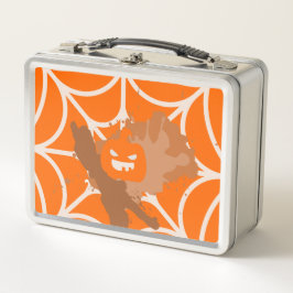 Abstrakte Kürbismetall-Lunch Box Metall Brotdose
