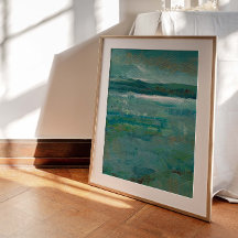 Abstrakte Küstenmalerei Kunst drucken