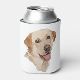 Abstrakte Labrador Art Dosenkühler