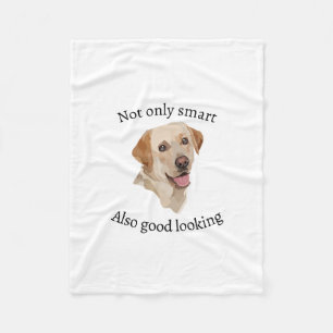 Abstrakte Labrador Art Fleecedecke