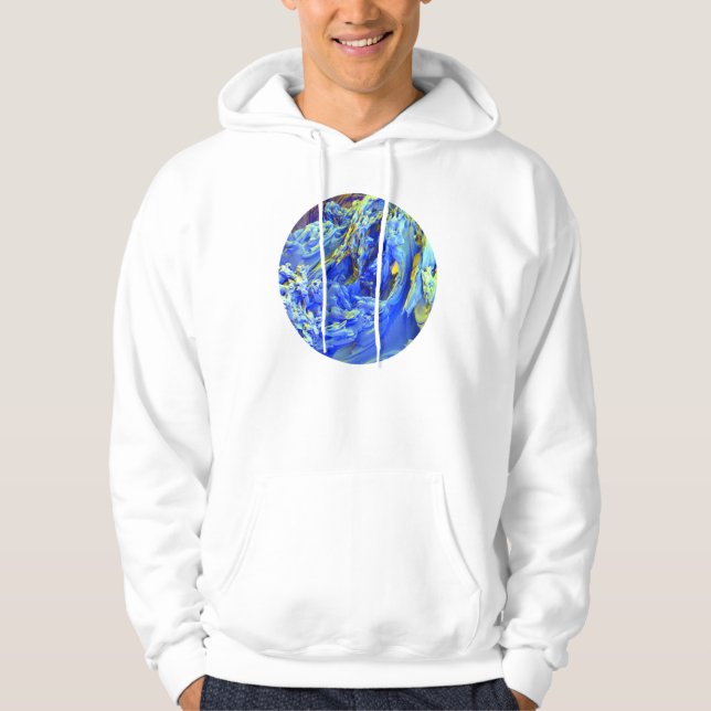 Abstrakte Landschaft Hoodie (Vorderseite)