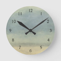 Abstrakte Landschaft mit bewölktem Himmel