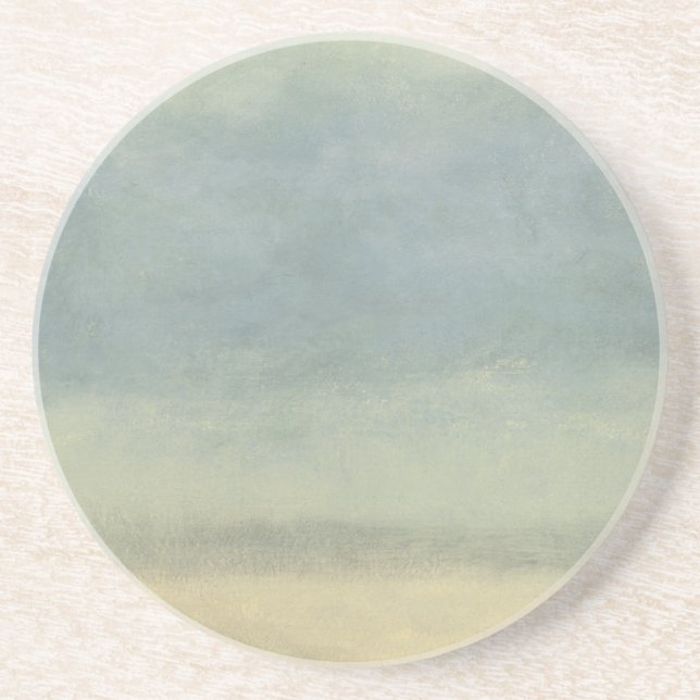 Abstrakte Landschaft mit überwältigender Himmel Getränkeuntersetzer (Vorne)