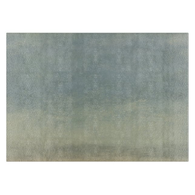 Abstrakte Landschaft mit überwältigender Himmel Schneidebrett (Vorderseite)