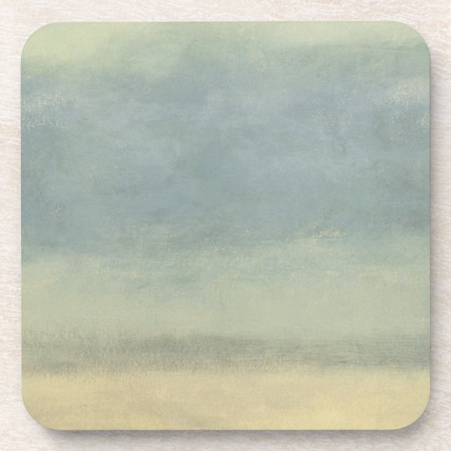 Abstrakte Landschaft mit überwältigender Himmel Untersetzer (Vorderseite)
