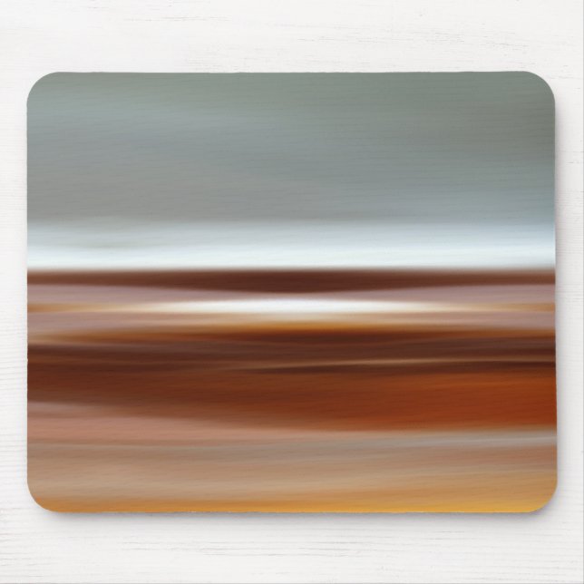 Abstrakte Landschaft Ozean Horizont Twilight Urlau Mousepad (Vorne)